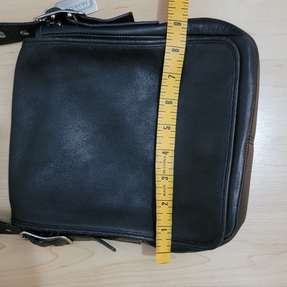 COACH Black Leather Satchel Purse - Picture 14 of 15